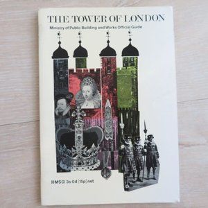 The Tower of London Official Guide with Fold-Out Map 1969 Vintage Rare